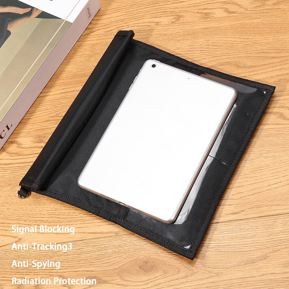 Draagbare Emf Bescherming Elektronische Apparatuur Schoon Signal Blokkeren Mobiele Telefoon Faraday Tas Anti Straling Solid Credit Kaarten