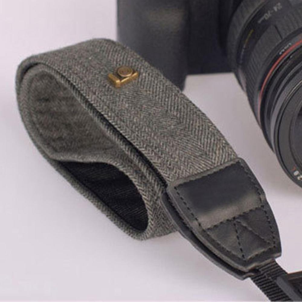 Camera Bandjes Vintage Stijl Schouder Draagriem Riem Duurzaam Katoen Voor Nikon Voor Canon Dslr Camera