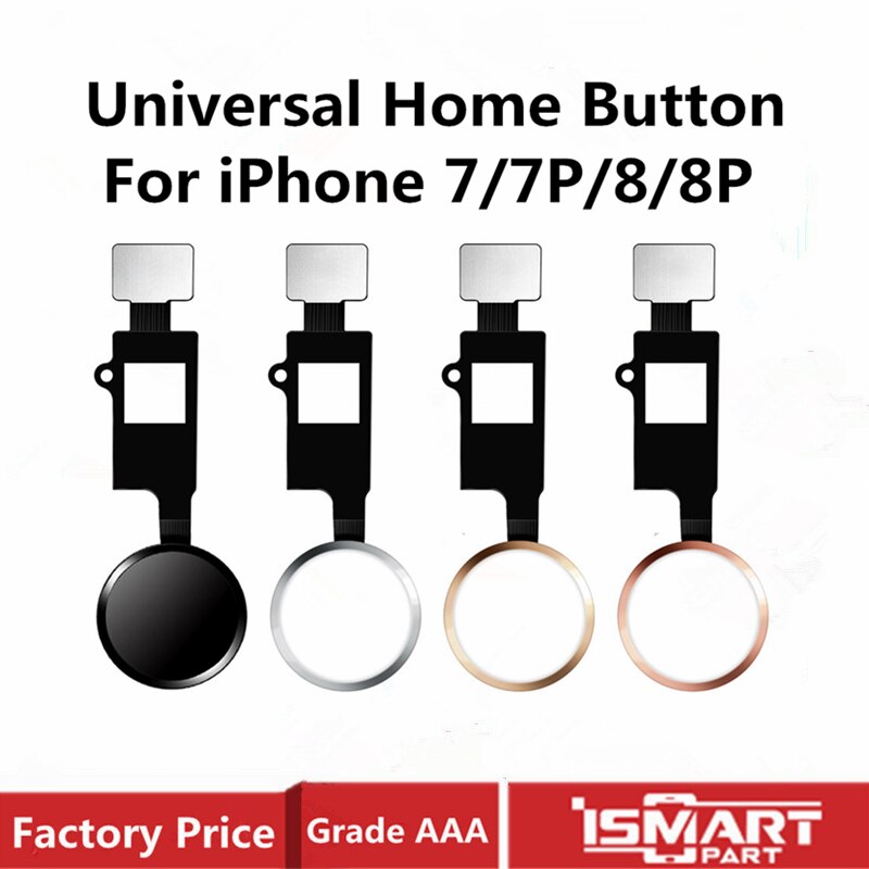 Universele homeknop voor iphone 7/7p/8/8p/se2 met flex-assemblage, complete vervangingsassemblage, no touch id touch edition