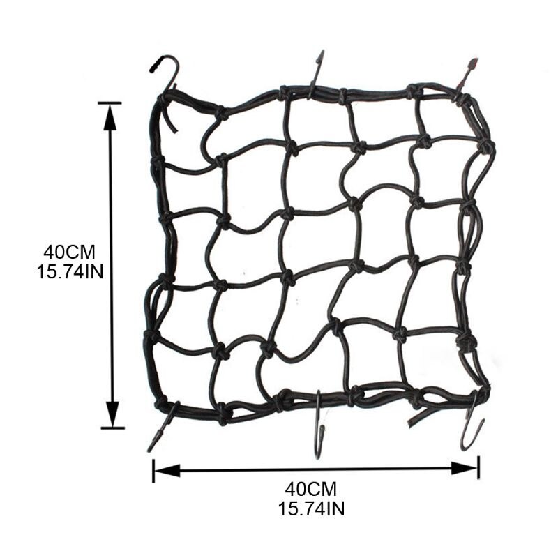 Multipurpose Motorcycle Cargo Net Stretchable Reflective Mesh with