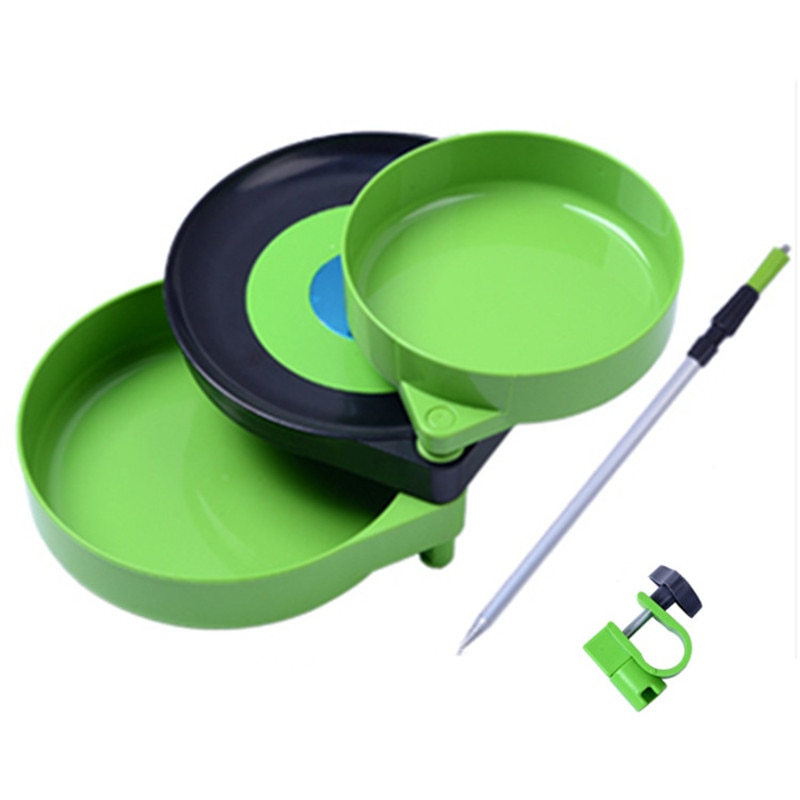 Bandeja magnética para cebo de pesca al aire libre, bandeja de plástico para cebo, plato de tres pisos, accesorios de pesca multifunción