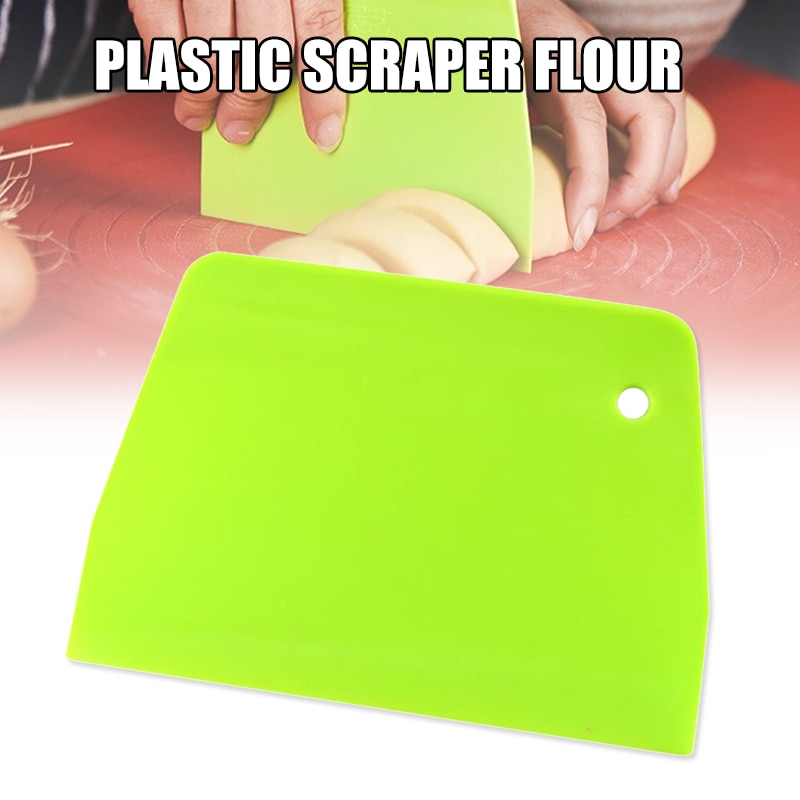Plastic Scraper Cake Cutter Cream Dough Bench Spreader Cutter Kitchen Tools Home QJS Shop