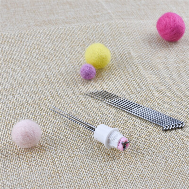 7pcs 8cm Vilten Naalden Set Wolvilt Naalden Set Hand Craft Vervanging Naaldvilten DIY Ambachtelijke Gereedschappen Voor vrouwen Moeder