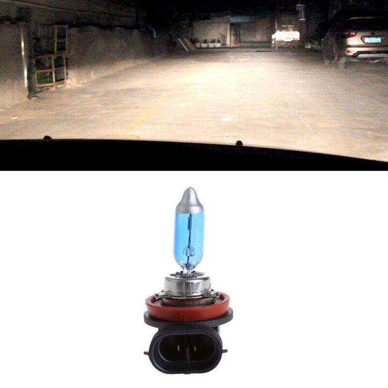 12V 55W H11 Car Fog Light Bulb Lamp Super White Halogen Auto Head Headlight