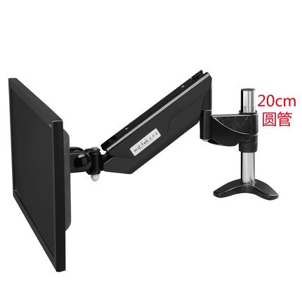 Ergonomic 10-27" Full Rotation Desktop Monitor Holder Gas Spring Arm TV Mount Free Lifting Bracket Loading 1.5-10kgs White black