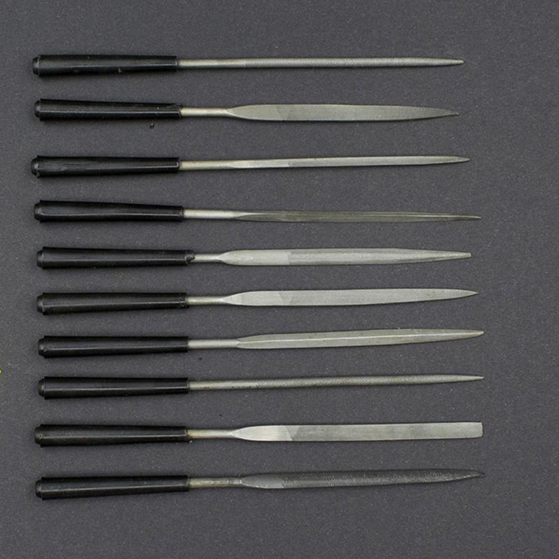10pcs Needle Files Set Wood Carving Tool Metal Polishing Instruments Metal Glass Stone Jewelry Wood Carving Manual Files