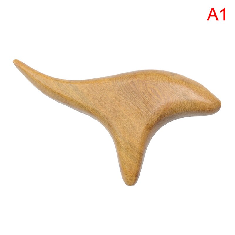 1pcs Body Neck Relax Blood Circulation Wooden Massager Triangle Trigeminal Fragrant Wood Reflexology GuaSha Tool SPA Therapy: 5