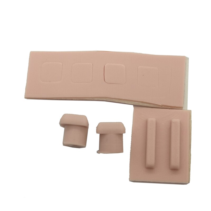Cubierta de pies de tornillo para DS Lite, cubierta de pies de tornillo para consola de juegos NDSL, almohadilla de goma: Pink