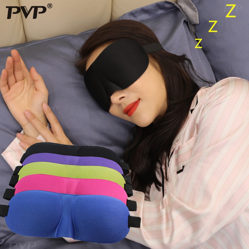 Máscara para dormir 3d, máscara natural para cobrir os olhos, máscara de olhos suave para homens e mulheres, máscara de venda portátil para viagem, 1 peça