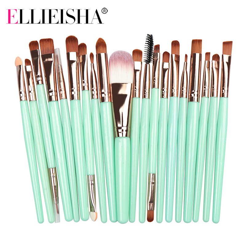 Ensemble de pinceaux de maquillage outils de maquillage pour les yeux à lèvres professionnels: LK
