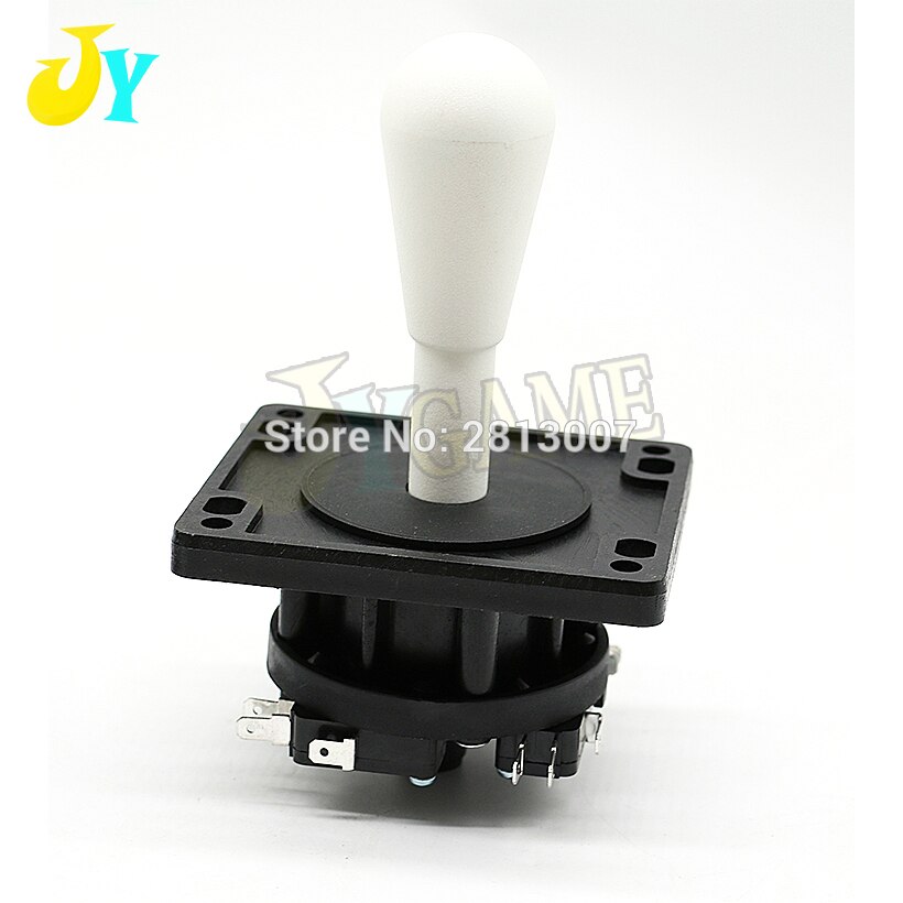 Amerykańnarty/hiszpańnarty styl drążek arkadowy 4 sposób 8 sposób HAPP styl drążek sterowy zero opóźnienia Stick trwałe Joypad Jamma automat robić gier: biały