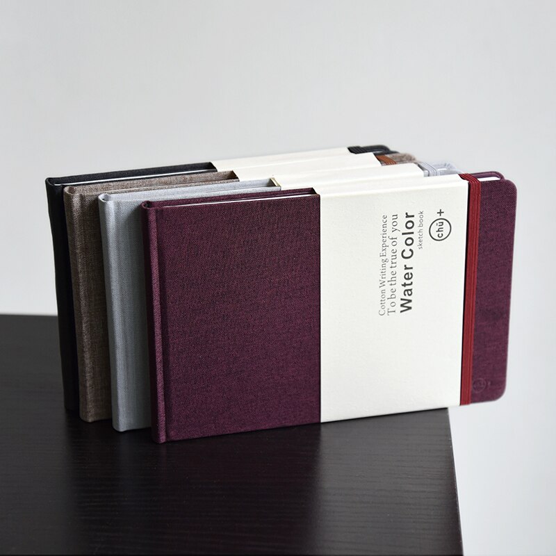 Carnet de croquis A5 pour aquarelle, carnet de notes, peinture, couverture rigide, carnet de voyage, carnet de notes, papeterie, bloc-notes planificateur