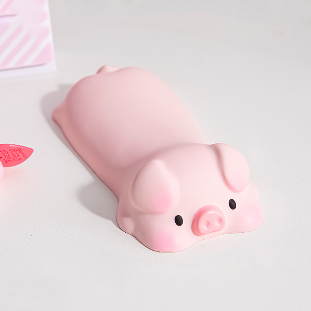 Cute Cartoon Pig Cat Rabbit Dog Podkładki na biurko Podkładka pod mysz Komputer stacjonarny Laptop Podkładka pod nadgarstek Kawaii Biuro Podkładka pod nadgarstek Artykuły papiernicze: BRĄZOWA
