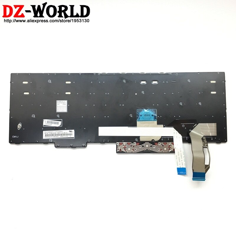 Laptop Keyboard for Lenovo Thinkpad E580 E585 E590 E595 T590 P53S L580 L590 P52 P72 P53 P73 - US Standard Layout