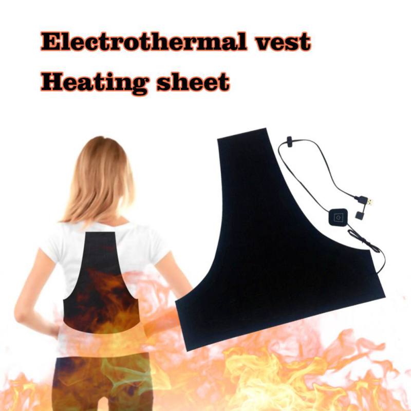 Winter Warme Jas Heater Volwassen USB Plug Warme Pasta Pads Elektrische Verwarming Vest Outdoor Reizen Verwarmde Mat Winter Warmer Levert