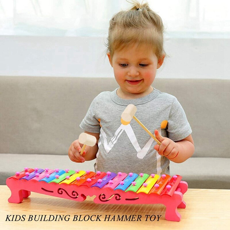 20Pcs Wooden Hammer Lobster Shellfish Crab Hardwood Mallet Gavel Toy for Boys Girls Leather Craft Jewelry Making