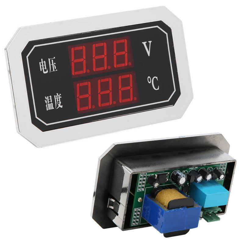 Thermocouple Temperature Tester Double Industrial Digital Display Anti Interference Input AC220V Output AC12V Boilers for