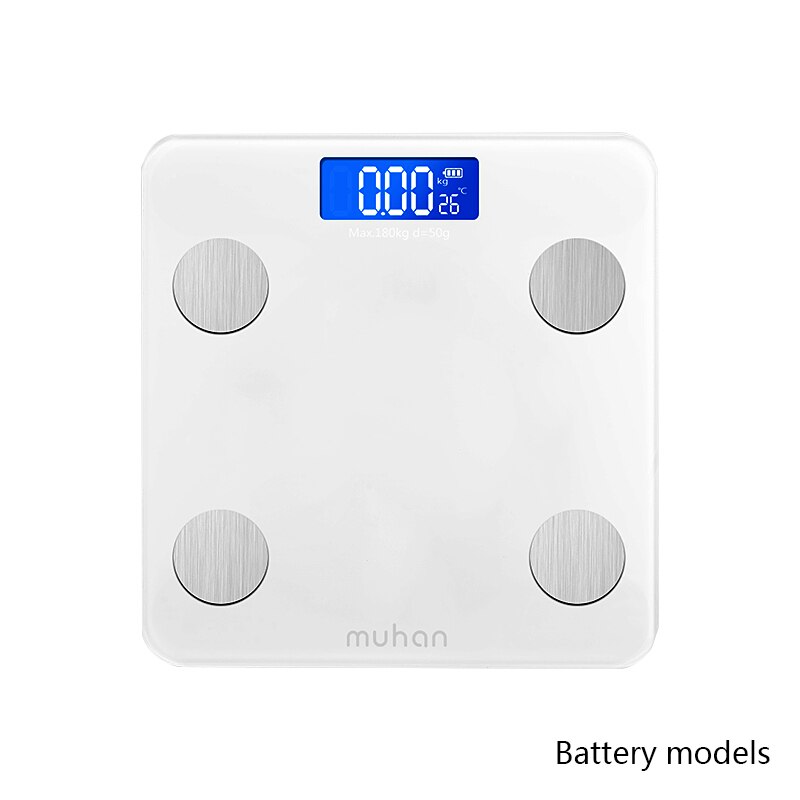 Electronic Weight Scale Bathroom scalesPrecision Weight Scale Weighing tool Weight Scale Household Body Scale весы напольные: A-white