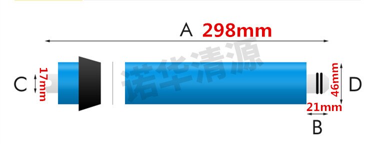2pcs Vontron 50gpd Water Filter for Vontron ULP1812-50 RO membrane reverse osmosis filter for household Water Filter Parts