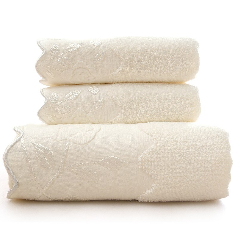 Bloem Pure Katoenen Handdoek Set Rechthoek Zachte Gezicht Handdoeken Sterke Wateropname Geen Fade Badhanddoeken Voor Kinderen Volwassenen Badkamer: Color 1 / 1pc 34x75cm