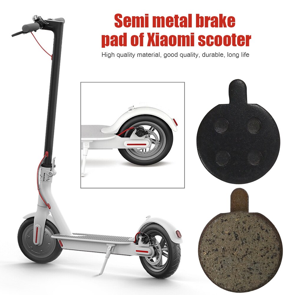 1 paire de plaquettes de frein à disque en métal pour Scooter électrique Xiaomi M365 Pro, pièces de rechange, plaques de Friction