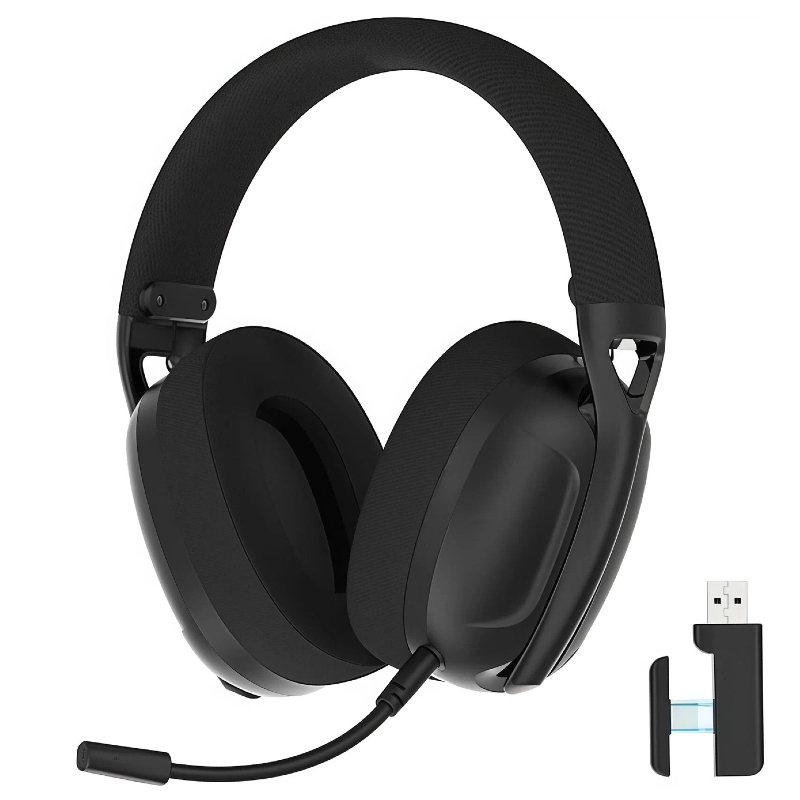 SMAILWOLF L80 Bluetooth wireless wired three-mode gaming headset laptop home lightweight headset with microphone: black