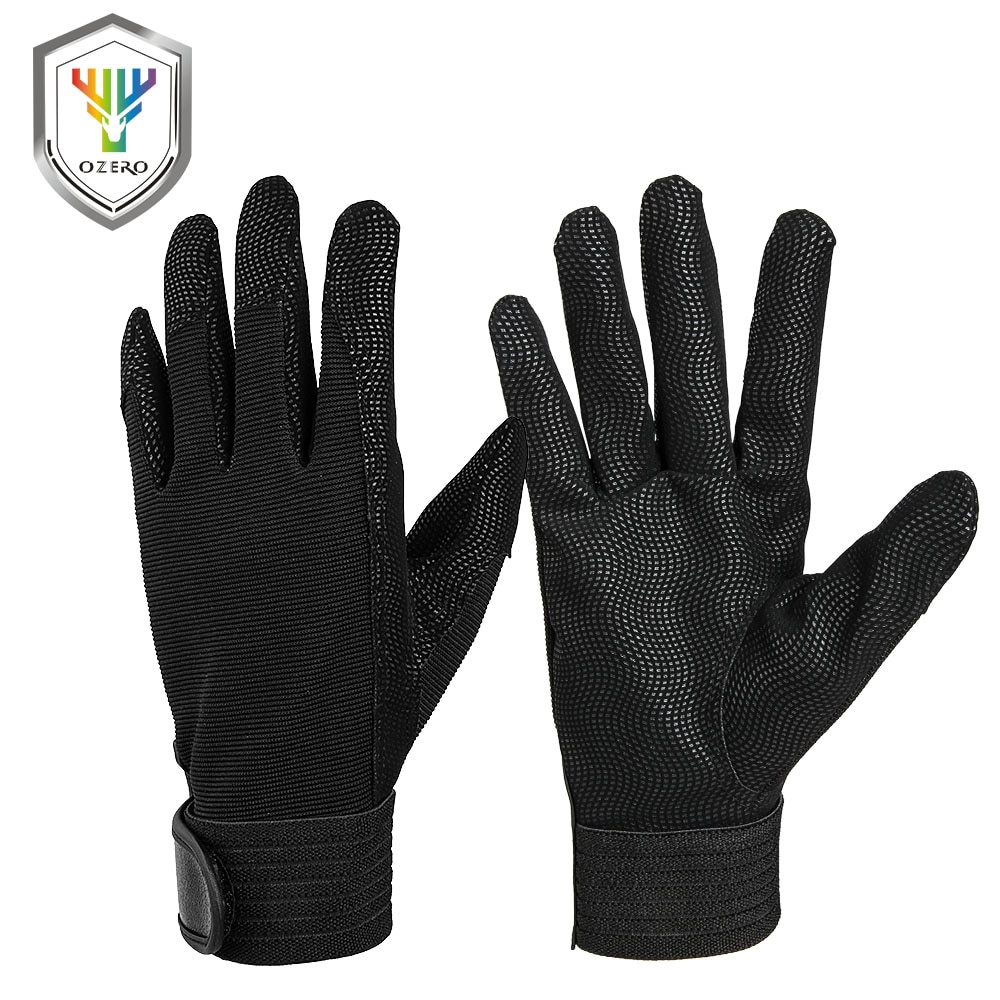 OZERO Microfiber Synthetic Garden Hand Gloves Palm Fabcric For Industry Work Anti Slip Industrial Mechanic Safe 9047