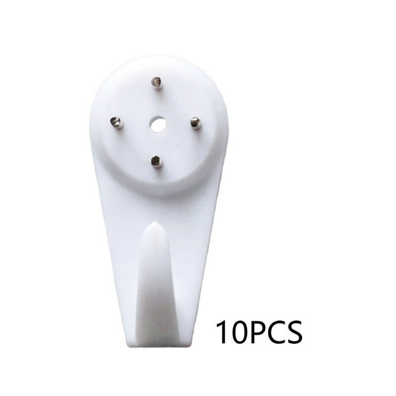 Solid Wooden Wall Shelf Iron Partition Board Wall Hanging Storage Shelf Rack Home & Living Room Decor Wall Mounted Shelf: 10 medium-sized nail