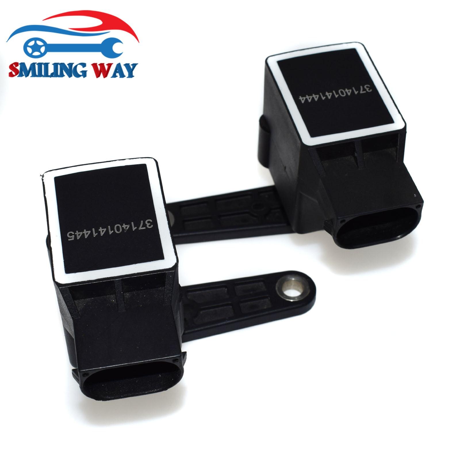 Koplamp Level Sensor Voor Achter 37140141444 37140141445 + Connector Plug Voor Bmw E81 E46 E90 E93 E92 E91 E38 x5 Z4 Z8