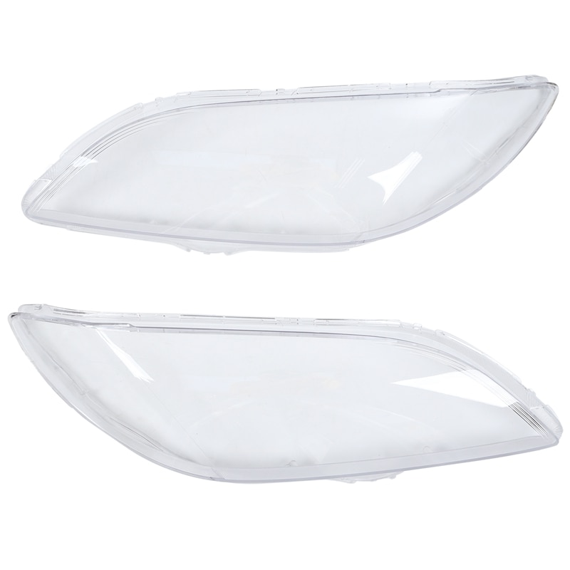 1 Pair Car Left & Right Front Headlight Cover Waterproof Clear Headlight Lens Shell Cover, for Mazda 3 2006: Default Title