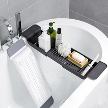 Multi-functionele plastic verstelbare bad lade mand ontvangen badkamer keuken gereedschap