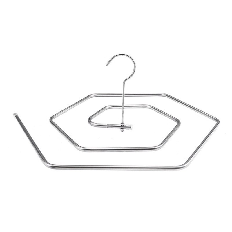 Lot De 2 Cintres En Spirale Pour Draps Et Couettes - En Acier Inoxydable - Séchage Rapide, Rotation 360° - Dimensions 22.3x21.7 Cm