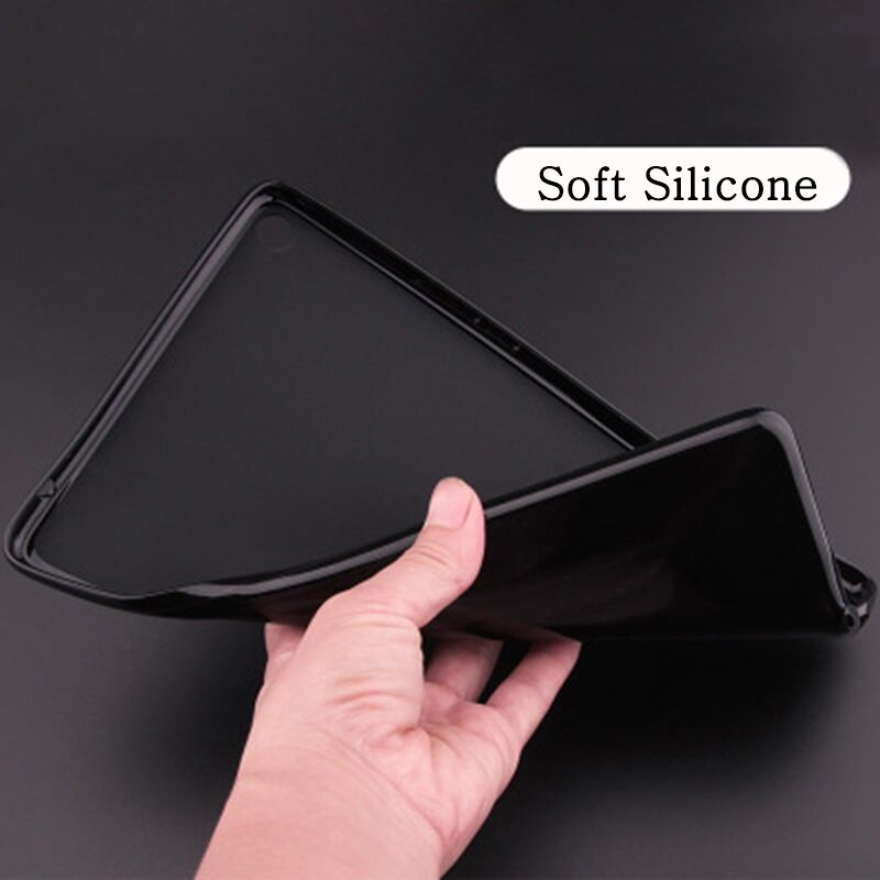 Qijun tablet flip etui til huawei mediapad  m5 8 8.4 " smart wake up sleep læder fundas fold stand cover taske til sht -w09/al09: Silikone skal