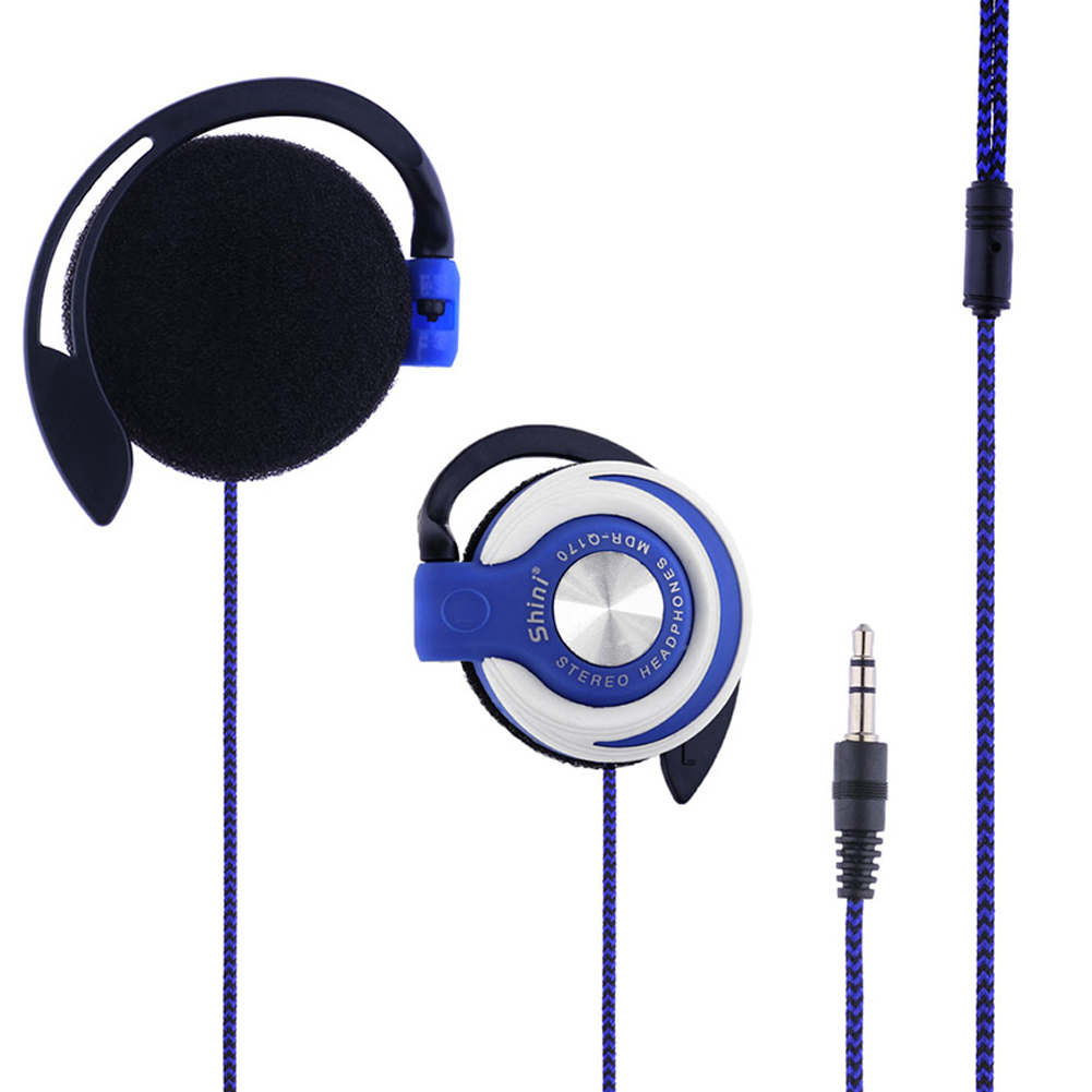 Universal 3,5mm Stecker Wired Clip Auf Ohr Sport Kopfhörer Schwere Bass Kopfhörer Laptop MP3 MP4 Kopfhörer Ohrhörer Freisprecheinrichtung Headset
