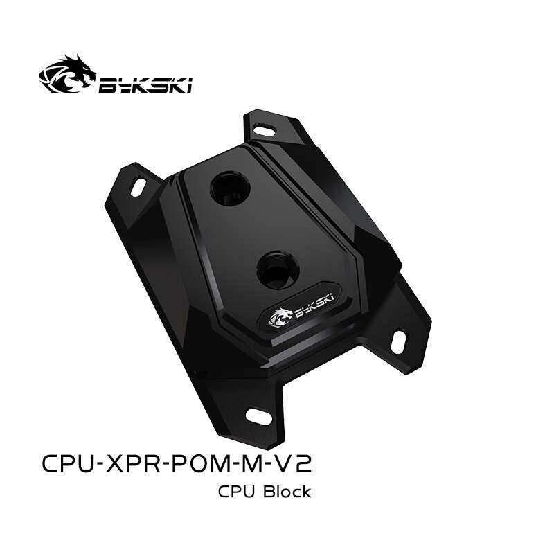 Bykski Cpu Water Blok Pom, Liquid Cooler Voor Amd Ryzen3/5/7 X470/Am/Fm Serie, CPU-XPR-POM-M-V2: Default Title