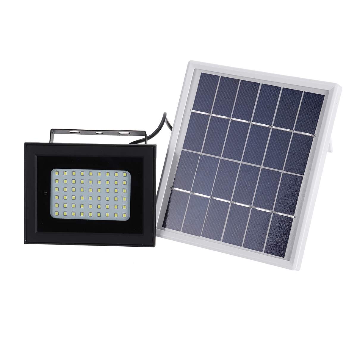 54LED Solar Floodlight Light Control Remote Control Waterproof IP65 Outdoor Lighting for Wall Road Solar Lamps Spotlight