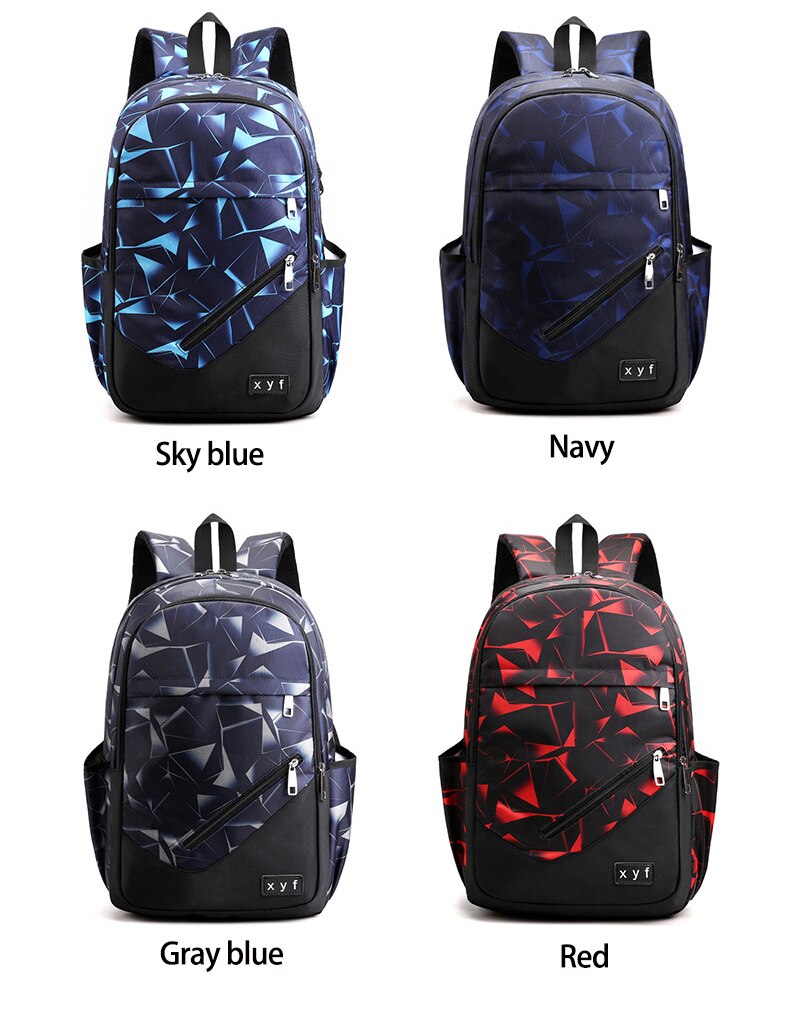 Mochila para ordenador portátil de gran capacidad de Oxford para hombre Chuwanglin, mochila de viaje multifunción para tiempo libre, mochila para estudiantes C92708