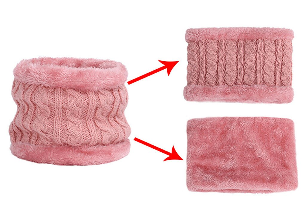 2pcs Baby Hat Scarf Suit Autumn Winter Knitteed Kids Hat Scarf Set Cotton Girls And Boys Hats Neck Children Scarf R2