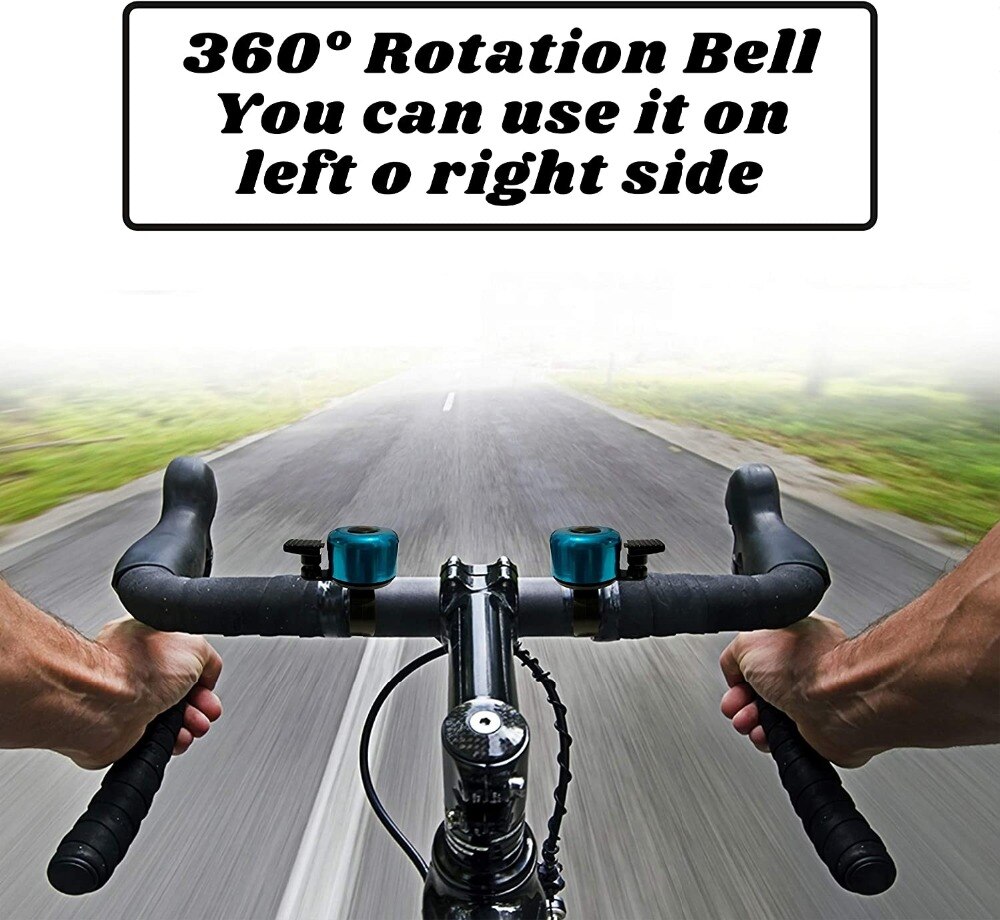 Horn Sound Alarm For Safety Cycling Bicycle Bell Alloy Mountain Road Bike Handlebar Aluminum Alloy Bicycle Call Bike Accessories