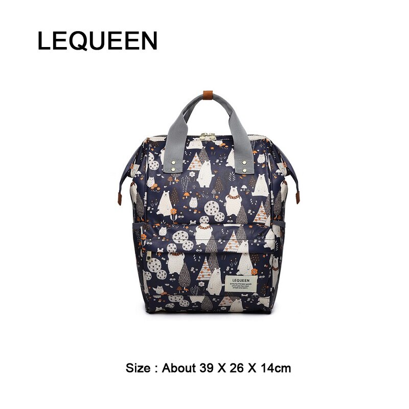 LEQUEEN Diaper Bag Mummy Maternity Nappy Bag Large Capacity Baby Bag for Mo Travel Backpack Desinger bolsa maternid sac bebe: 278342.04