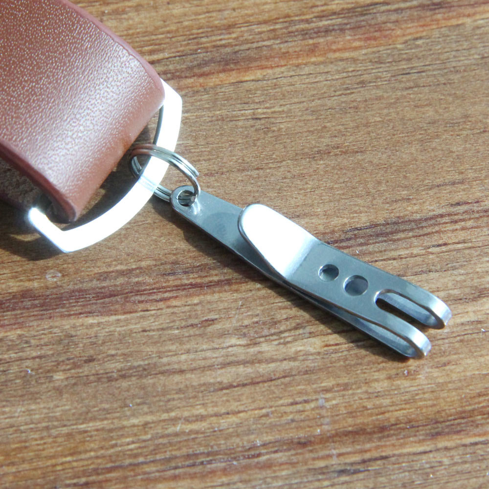 1PC Multitools Tasche Edelstahl Tasche Taille Gürtel Hängen Clip Mini Metall Schlüssel Schnallen Tasche Clips Karabiner draussen Gerät