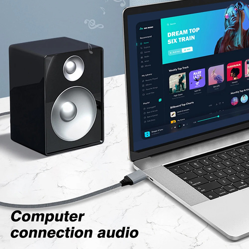Cavo Audio Jack da USB a 3,5 mm per cuffie, microfono, cavo Audio esterno, adattatore per PC portatile, cavo di prolunga Audio USB AUX