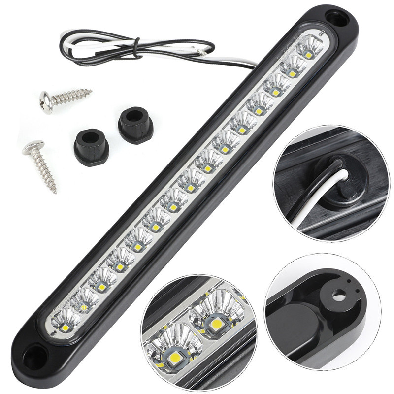 Luces LED para Luz trasera LED de remolque, señal de parada, impermeable, 24v, para camión, luz trasera de frenos, 10-30V, 1 Uds.