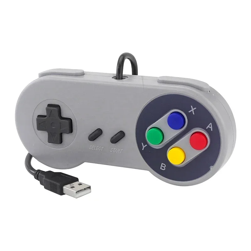 USB-Gamepad, retro-Spielen-Joystick, kabelgebundener Regler für Linux-Spiel-PC, NESPi RetroPie Fenster Himbeere Pi 5 4B 3B+ 3B