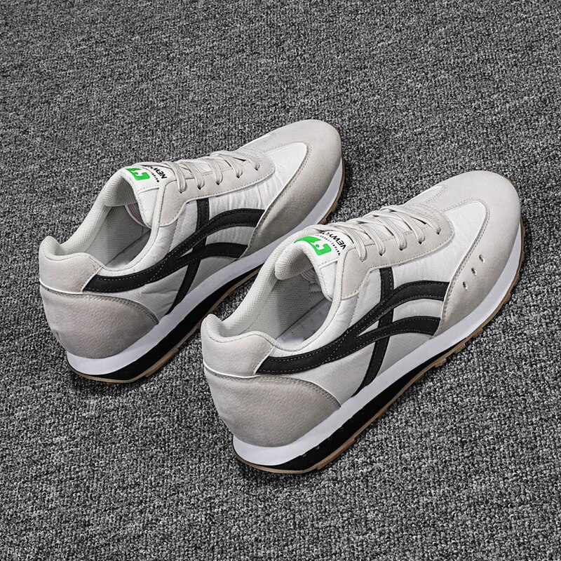 Man golfsneakers hvid beige udendørs forår sommer åndbare golfsko herre lette atletiske sneakers