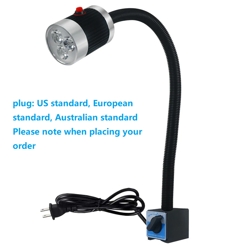 LED CNC Werkzeugmaschine Arbeitslampe Drehmaschine langer Schwanenhals Werkstatt Arbeitsscheinwerfer Magnetisch / Schraubsockel Superhelle Industrielampe