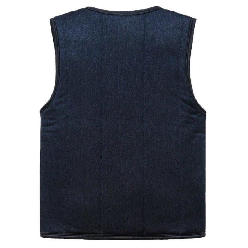 Wbddt liivi miesten hihaton fleece liivi argyle takki miesten lämmin liivi talvi paksu miesliivit vanhat miehet löysät siniset dropit