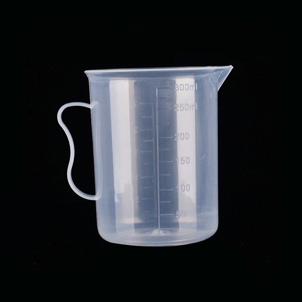 Transparante Plastic Meet Jug Schenktuit Oppervlak Keuken Laboratorium Maatbeker Schaal Koken Tool 20/30/50/300/500/1000 Ml: 1pc 300ml