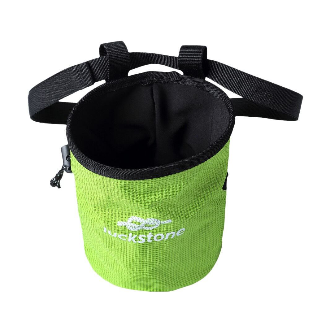 Krita väska med midjebälte & borstfack för gymklättring och tyngdlyftning