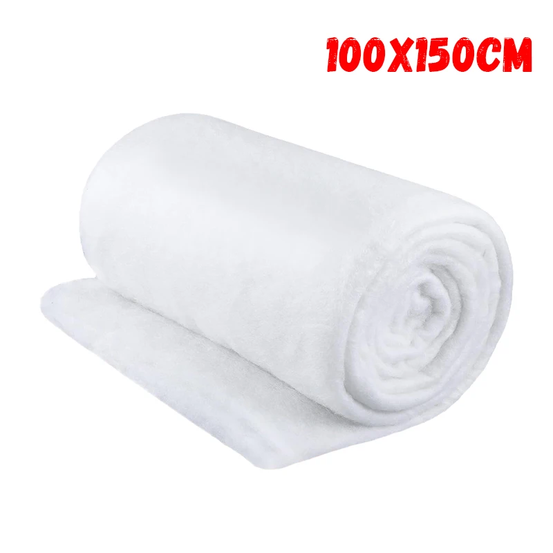 Christmas Artificial Snow Blanket White Snow Fluffy Fiber Stuffing Cotton Xmas Tree Backdrop Snow Scene Arrangement Party Decor: Deep Sapphire / 15cm